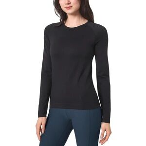 Mondetta Women's Seamless Long Sleeve Active Top nwt